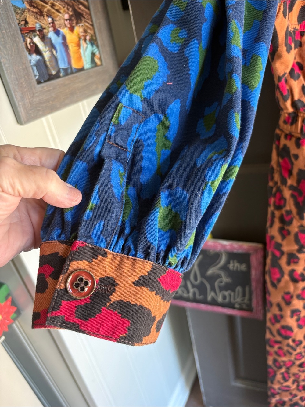Farm Rio Leopard Print Jumpsuit multi print - Picture 3 of 9